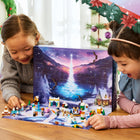LEGO Disney Princess Advent Calendar-Fantasy building toy game board and spinner - The LEGO Disney Advent calendar box becomes a game board that has a buildable spinner and 5 characters so 5 people can play together