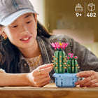 LEGO - Botanicals Le cactus en fleurs-Comprend un grand cactus en pleine floraison et un petit cactus avec des bourgeons