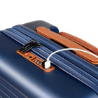 Champs Vintage II 20" Carry-on Luggage Case - Navy-USB-Charging Port on 20"
