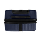 Bugatti Alexandria Collection 26.50" Hardside Spinner Luggage – Navy-Side feet to ensure stability and shock-resistance *