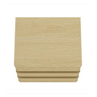 Manhattan Comfort Molly 26" Modern Nightstand - Natural Oak-20.9" L x 26" W x 24" H