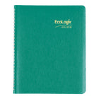 Brownline 2026 EcoLogix 14-Month Monthly Planner with Recycled Paper - 8-7/8" x 7-1/8" - Assorted Colours - English-Twin-wire binding with soft Romanel cover