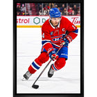 Nick Suzuki Montreal Canadiens - Framed Canvas - 22" x 31"-Premium canvas print with gallery-wrapped edges