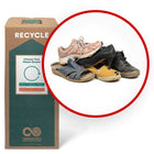 TerraCycle Shoes and Footwear - Zero Waste Box - Large-Recycle synthetic shoes and footwear, synthetic uppers and lowers, synthetic sandals, synthetic shoes, synthetic boots, natural leather, artificial leather, faux leather, or synthetic leather