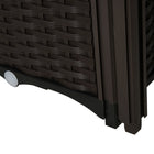 Outsunny 2-Piece Raised Garden Bed - Brown-Our versatile design accommodates various gardening requirements, while the easy assembly and disassembly process is as simple as putting the card frame and sheet together
