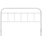 Modway Serena Full Steel Headboard - White-Assembly Required