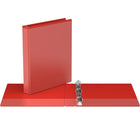 Davis Group Easyview Premium Binder - Round Ring - Customizable - 1" - Red - 6 Pack-1"