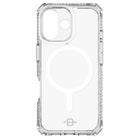ITSKINS Hybrid_R Compatible with MagSafe Case for iPhone 17 - Clear-Compatible with MagSafe chargers and accessories