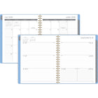 Mead 2026-27 Two-Tone Weekly/Monthly Planner - 11"x 9" - Blue - Bilingual-Full 15 months of weekly/monthly planning + 3 monthly page spreads