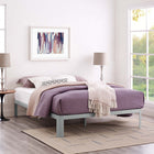 Modway Corinne Queen Bed Frame - Grey-Sturdy Powder Coated Steel Frame