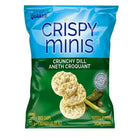 Quaker Crispy Minis Crunchy Dill Flavoured Brown Rice Cakes - 33g - 32 Pack-No artificial flavours or colours