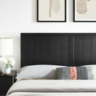 Modway Robbie Wood Full Headboard - Black-Rubberwood and MDF Veneer