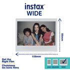 Fujifilm Instax Wide Brushed Metallics Instant Film (10 Exposures)-10 sheets per box