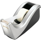 Scotch Desktop Tape Dispenser - Silver-Attached spindle firmly holds tape in place