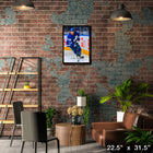 William Nylander Toronto Maple Leafs Skating - Framed Canvas - 22" x 31"-Officially licensed by the NHL and NHLPA