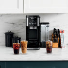 Ninja DualBrew Hot & Iced 12-Cup Coffee Maker-3 brew style choices: select classic, rich, or over ice for your grounds or coffee pods.