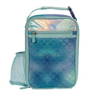 Pep Rally Junior Lunch Bag - Purple Scallops-Lunch bag with side pocket for water bottles or additional snacks