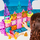MAGNA-TILES Castle DLX 48-Piece Magnetic Construction Set-More to Explore: Check out MAGNA-TILES Metropolis to give your castle the royal treatment with more bright colors! 
