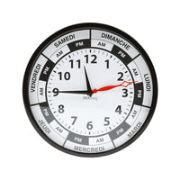 BIOS Living Day Reminder Clock - French-Day Reminder Clock keeps track of the day and time