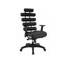 Plata Import Moon High Back Office Chair, Black (LS-1095-BLACK)-Polyurethane Coating