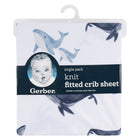 Gerber Childrenswear - Drap de berceau en tricot - Calme côtier - Baleines-Nos essentiels ont été certifiés indépendamment STANDARD 100 by OEKO-TEX  afin que vous n'ayez pas à vous soucier des substances nocives