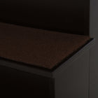 PawHut 21.3" H Pet Stairs for High Bed - Dark Coffee-Color: Dark Coffee 