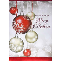 Rosedale General Christmas Greeting Cards/Envelopes - 5-1/2" x 8" - Christmas Ornaments - 12 Pack-Card shop quality greeting cards