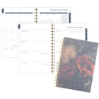 Cambridge - Agenda hebdomadaire/mensuel jardin de minuit 2026 - 8 1/2 po H x 5 1/2 po l - multicoloure - bilingue-Reliure à double spirale