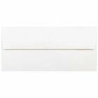 JAM Paper 3.8" x 8.1" Foil Lined Invitation Envelopes - White with Red Foil - 50 Pack-Size: 3.875 x 8.125 inches, Great way to make your occasions even more special