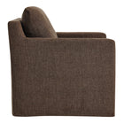 Modway - Serene Revêtement en tissu Fauteuil pivotant - Mocha-Socle pivotant en métal