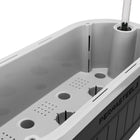 Permasteel Self-Watering Planter Box with Mounting Brackets - Black-Material: Polypropylene