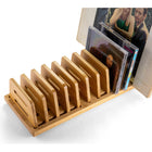Officemate - Trieur de dossiers en bambou - Petit - Grain de bois naturel-Multifonctionnel ; capable de trier des tablettes, des lettres, des fichiers, des dossiers, etc