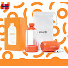 Sodapop Bottle Top Portable Bluetooth Speaker - Orange-Bluetooth 5.0 wireless connectivity with speakerphone function