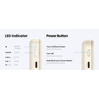 UGREEN Mini Magnetic Wireless 20W 10,000 mAh Power Bank - White-1 Year Manufacturer Warranty