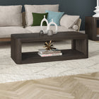 Hudson&Canal - Table basse rectangulaire Kellan (119 cm) - Brun aulne-Caractéristiques assemblage facile