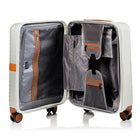 Champs Vintage II 3-Piece Luggage Set - Ivory-Telescopic Handle