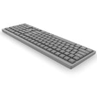 BlueDiamond Wireless Low Profile Mechanical Keyboard - Full Size - English Layout-White LED Backlighting: White LED backlights provide a backdrop of light for improved visibility and a clean aesthetic