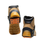 Impacto - Crampons à glace en acier à talon renforcé - Taille unique - Orange avec sangles noires - 1 paire-Des matériaux haute performance et des taquets remplaçables prolongent la durée de vie du produit