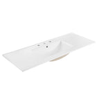 Modway - Cayman Bassin simple 48" Lavabo de salle de bain in Blanc-Lavabo de salle de bain moderne de 48"
