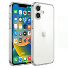 LBT iPhone 16 Plus Gel Grip Silicone Case - Clear- Ultra-slim and lightweight