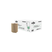 Globe Commercial RT800NAT Roll Towels - Natural - 800'/Pack - 6 Pack-Core diameter is 1.875” and roll diameter is 7.5”