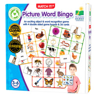 The Learning Journey Match It! Bingo - Picture Word-Improve Language Skills – The wonderfully bright photo illustrations and matching words in the game are a great way to increase your child’s vocabulary. Playing together encourages conversation and discussion of the various pictures, which is a great way to improve conversational skills