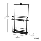 Umbra Cubiko Shower Caddy-Made with an eco-friendlier finish