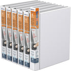QuickFit Anneaux en D Pin-Lock, 1 po, à déclencheur unique, verrouillables, prévenant l'écartement  paquet de 6 – Blanc-3 Reliure À Anneaux