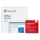 Microsoft Office Home 2024 + McAfee Total Protection - 1 Device - 12-Month Subscription [Digital Download]-Bring home the power of Microsoft Office for your home