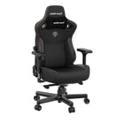 Anda Seat Kaiser 3 Premium XL Size Gaming Chair - Black-Built-in 4-way adaptive lumbar support adapts to your spine for ergonomic support