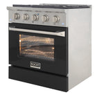 Kucht - 30 po Série KDF Cuisinière Pro Style au gaz naturel - Acier inoxydable/Noir-Garantie limitée du fabricant de 2 ans