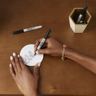 Sharpie - Marqueurs permanents − Pointe fine − Noir − Paquet de 36-Certifié AP non toxique pour un usage sécuritaire