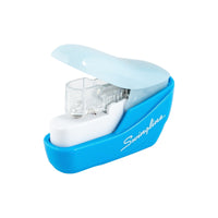 Swingline Staple Free Stapler - Blue-Fastens up to 4 sheets at a time and eliminates the need to have both a stapler and staples