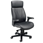 Nightingale Presider High Back Executive Chair - Black-Synchronous knee-tilt mechanism with dual position tilt lock, pneumatic height adjustment, tension control